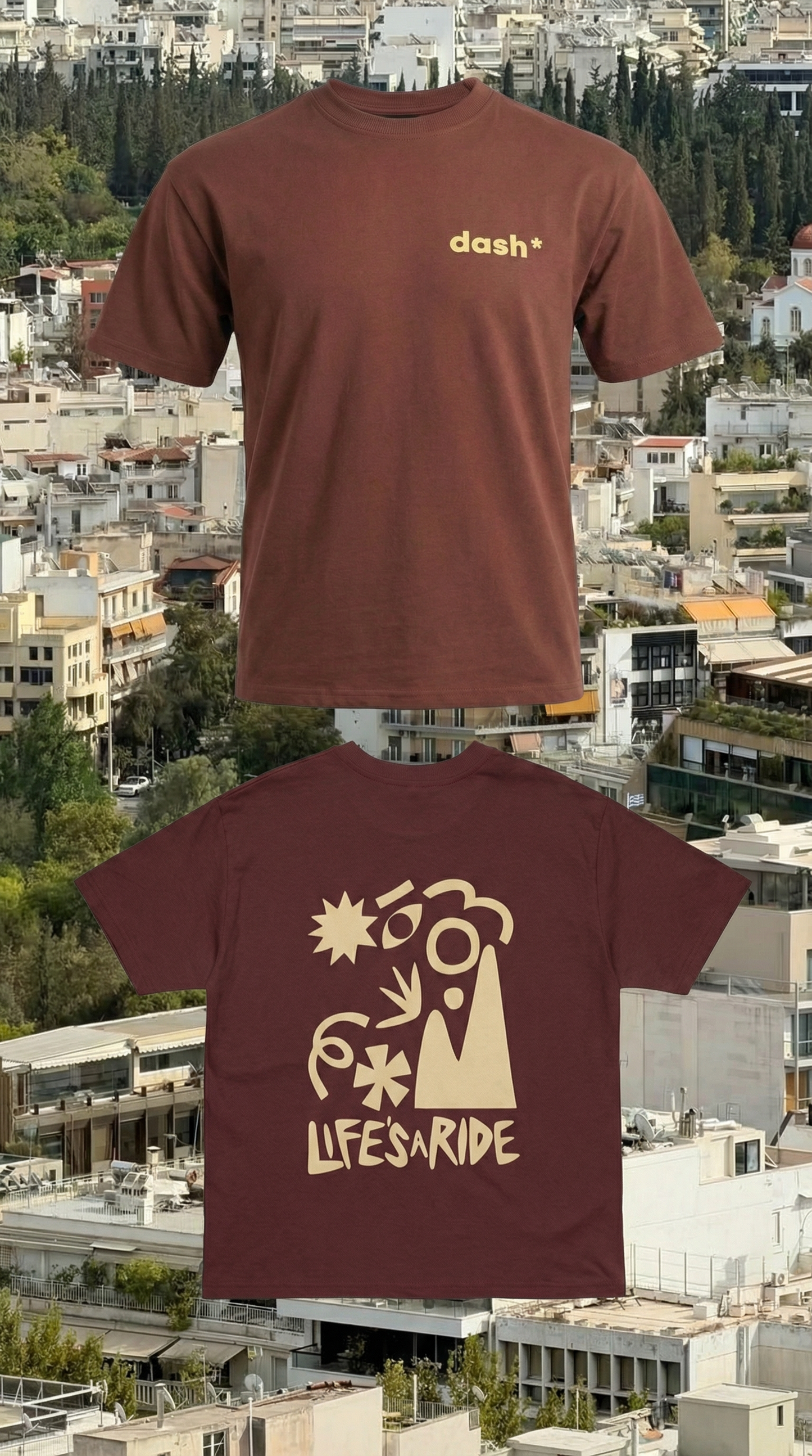 Dashbike X Tessieng "Life's a ride" T-shirt