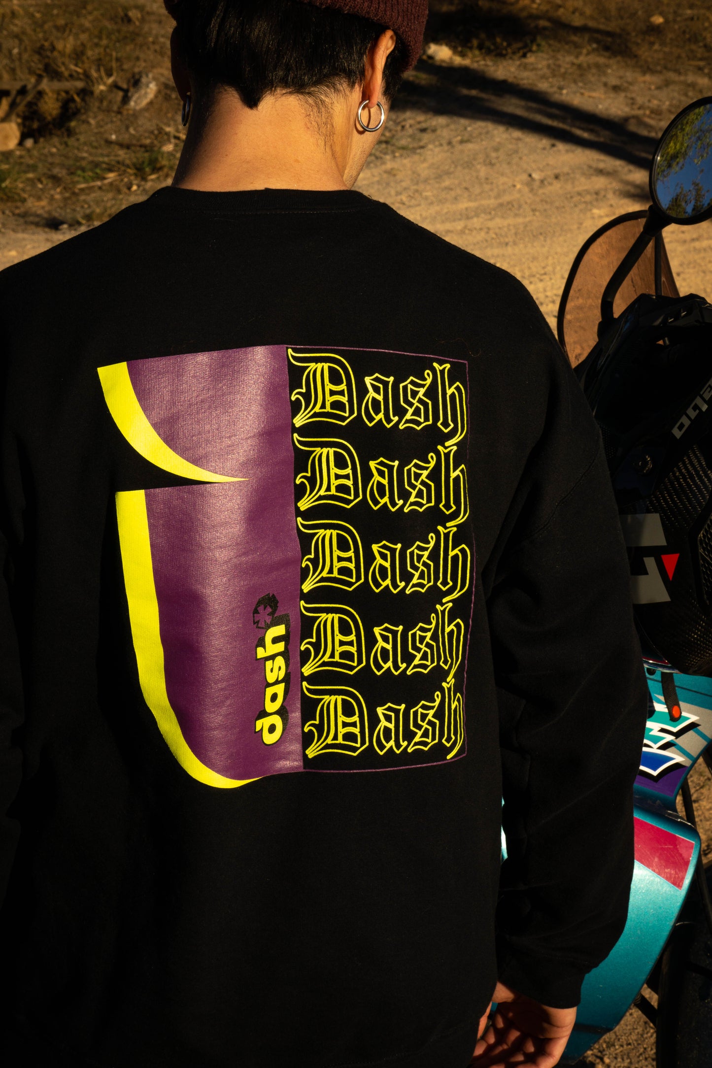 Dash* Crew neck hoodie