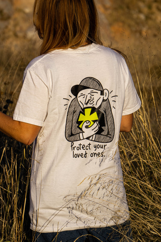 "Protect your loved ones" short sleeve T-shirt