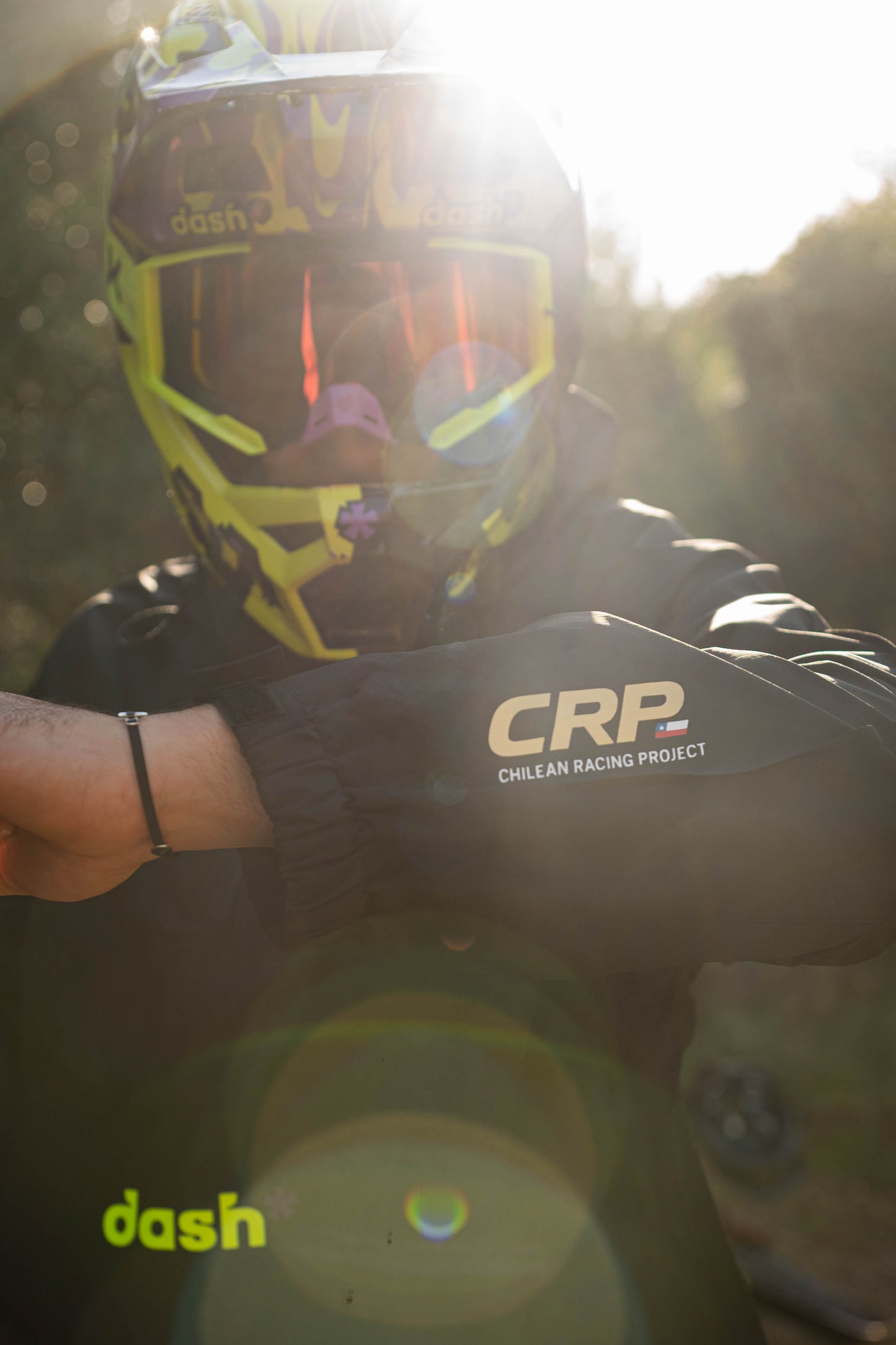 Dashbike X Chilean racing project limited edition waterproof jacket
