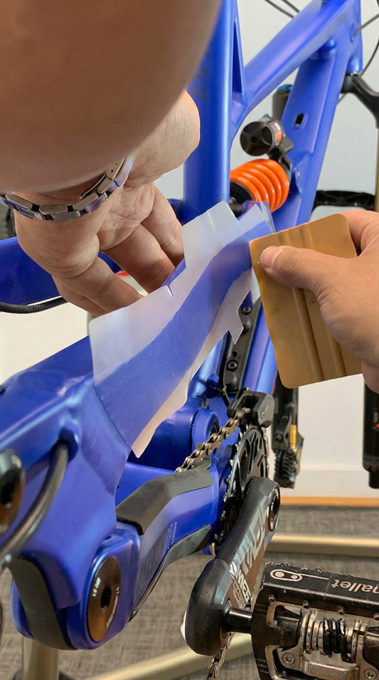 Universal Bike frame protection clear matte